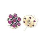 925 Sterling Silver Tops for Ladies with Pink Stones for Ladies